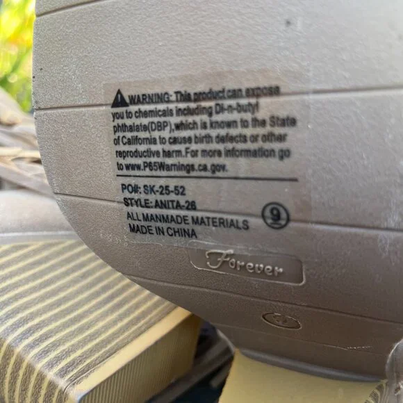 Forever Beige Faux New Suede/Leather Layered Fringe Boots, Size 9 - Picture 9 of 11